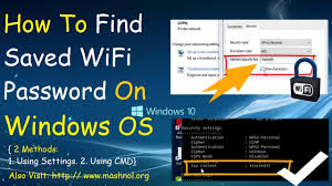 Note that this is just the wifi password of the currently connected wifi network. How To Find Saved Wifi Passwords On Windows 7 8 10