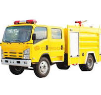 China Isuzu NPR Yellow Fire Protection Truck Manufacturers ...