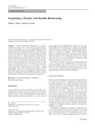 Your resource for web acronyms, web abbreviations and netspeak. Pdf Negotiating A Friends With Benefits Relationship
