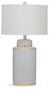 Laila Table Lamp Blue White Gold Table Lamps Table Floor Lamps Lighting One Kings Lane White Ceramic Lamps Table Lamp Gold Table Lamp