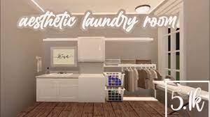 Bloxburg Laundry Room Speedbuild 5 1k Itz Alondra Youtube Laundry Room Design House Decorating Ideas Apartments Diy House Plans