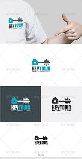 Key Town Logo Logo Design Template House Logo Design Building Logo
