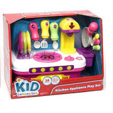 Kid Connection L S Kitchen Set Walmart Com Kids Connection Kid Connection Toys Kids Kitchen Appliances