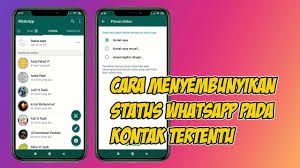 Cara Menyembunyikan Status Whatsapp Pada Kontak Tertentu Tips Android Teman