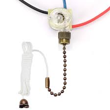 Ok, this is easy, it just seems hard. Cabinet Light Topbuti 3 Pack Ceiling Fan Switch 3 Speed 4 Wire Zing Ear Ze 268s6 Fan Pull Chain Switch Replacement Speed Control For Ceiling Fan Light Wall Lamps Tools Home Improvement