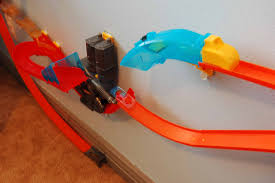 The race track set allows your kid to experience play from eye level, which is an entirely unique perspective. Hot Wheels Wall Tracks Review The Organized Mom