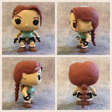 Custom Diy Tomb Raider Lara Croft Funko Pop Figure By Sorenli On Deviantart Funko Pop Custom Pop Vinyl Pop Custom