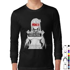 Waifu Material Lewd Ecchi vollbusige japanische Babe Anime Mädchen T-Shirt  Baumwolle Manga Hentai ästhetische Weeboo Lewd Cosplay Ecchi - AliExpress