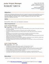 Human resources project manager resume. Junior Project Manager Resume Samples Qwikresume