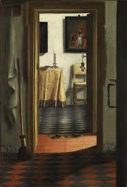 Samuel Van Hoogstraten Vue D Interieur Ou Les Pantoufles Vermeer Johannes Vermeer Painting