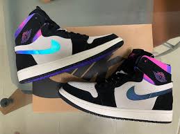 Кроссовки air jordan 1 retro high zoom. Air Jordan 1 Zoom Cmfrt X Paris Saint Germain Men S Fashion Footwear Sneakers On Carousell