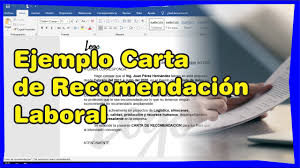 Este documento permite conocer referencias personales, laborales y académicas, así como características personales de una persona a otra. Ejemplo De Carta De Recomendacion Laboral Para Trabajadores En Word Youtube