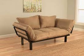 Folding arms turns this from a stylish sofa, to a chill chaise lounge, to a bodacious bed. Peat Futon Lounger Dorm Room Furniture Bobrasi Furniture