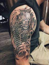 Chronic Ink Tattoo Toronto Tattoo Dragon Koi Half Sleeve By Louisa Sleeve Tattoos Tattoos Koi Dragon Tattoo