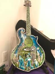 Haunted Mansion Themed Electric Guitar I Saw At Wonderground Gallery At Downtown Disney Disneyland The wonderground gallery in the downtown disney district in anaheim will host a new theme of artwork for purchase beginning photos: