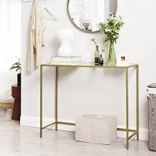 Everly Quinn Huxley 39 4 Console Table Reviews Wayfair In 2020 Console Table Modern Console Tables Glass Console Table