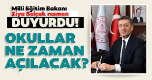 Peki ama okullar ne zaman açılacak? 2020 Meb Ile Okullar Ne Zaman Acilacak Hangi Tarihte Bakan Selcuk Tan Son Dakika Aciklamasi Geldi Ozel Ve Devlet Okullar Acilacak Mi Egitim Haberleri