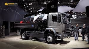 Mercedes Benz Atego Lkw Kipper Fur Die Baustelle Walkaround Bauma 2016 Bauforum24 Tv 4k Uhd Mercedes Mercedes Benz Benz