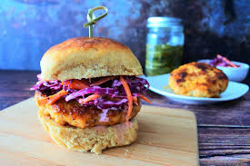 Ground turkey and beef are standard and all, but ground chicken deserves your attention, too. The Best Ground Chicken Burgers Served With A Simple Slaw Kitrusy