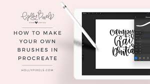 This set of 19 adorable brushes are designed for the fashion stylists, makeup designers and artists. How To Make Your Own Brushes In Procreate For Ipad Pro Ipad Lettering Youtube