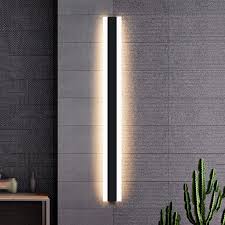 Outdoor modern led wall lights. Modern Waterproof Outdoor Long Strip Led Wall Lamp Ip65 Aluminum Wall Light Garden Porch Sconce Light 110v 220v Sconce Luminaire Buy Wall Lamp For Hotel Outdoor Lighting Wall Lamp Product On Alibaba Com