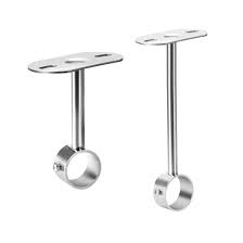 Stainless steel closet rod end supports, wardrobe po. Uxcell 25mm 32mm Dia Ceiling Mount Bracket Wardrobe Pipe Bracket Closet Rod Lever Support Holder Pipe Socket 100mm 350mm Brackets Aliexpress