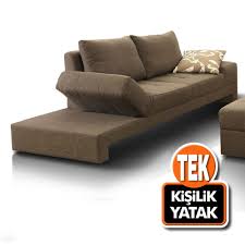 Tek kısılık yatak olan koltuk. Serjoly 3lu Yatakli Kanepe Seray Mobilya