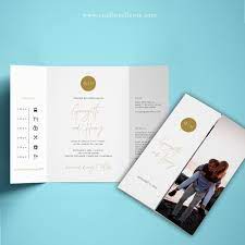 Minimalist Gatefold Wedding Invitation Modern Folded Etsy Modern Wedding Invitations Wedding Invitations Modern Invitation