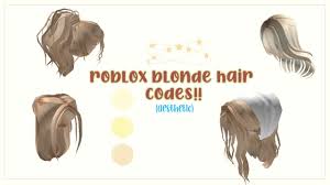 Below are 41 working coupons for roblox hair id codes from reliable websites that we have updated for users to get maximum savings. Aesthetic Roblox Blonde Hair Codes Youtube