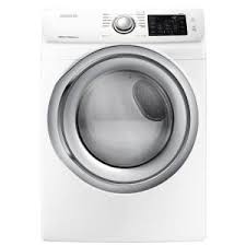 Find great deals on ebay for samsung dryer rack. Samsung 7 5 Cu Ft Electric Dryer With Steam In White Dve45n5300w The Home Depot Electric Dryers Samsung Dryer Samsung Electric Dryer
