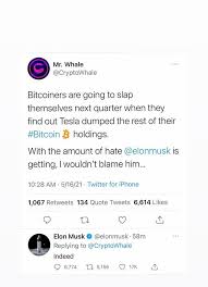 Feb 21, 2021 · elon musk's twitter bio change. Elon Musk On Twitter To Clarify Speculation Tesla Has Not Sold Any Bitcoin