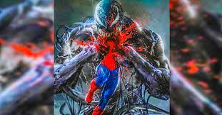 Ironically enough, the two actually seem to have very similar fighting styles when it comes to their looks. Venom Devours Spider Man S Head In Killer Let There Be Carnage Poster