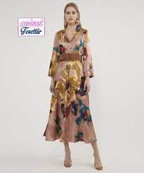 Aker Cicekli Ipek Elbise Aker Sonbahar Elbise Modelleri Ve Fiyatlari Giyim Moda Stilleri Elbise