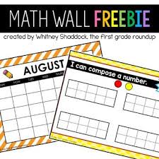 I Start Of Each Morning With This Calendar Math Wall As A Review Of Daily Math Skills From The Common Core Standards This Is An I Math Wall Calendar Math Math