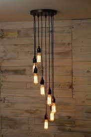 Handmade Urban Industrial Lighting Spiral Pendant Light Etsy Industrial Lighting Design Industrial Ceiling Lights Modern Chandelier