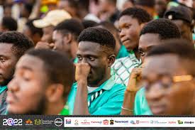 End of Round 2: Semi-Finals contest. Opoku Ware School: 27 points. St.  Augustine's College: 17 points. Adisadel College: 22 points. #NSMQonJoy