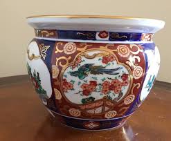 Check spelling or type a new query. Imari Porcelain Planter Flower Container Cobalt Blue Cinnabar Gold Rim Hand Painted Asian Flower Planter Bowl Decorative Imari Porcelain Planter Imari Porcelain Container Flowers