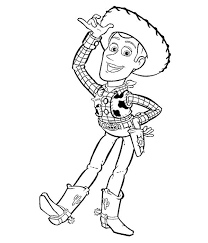 Printable toy story coloring page to print and color for free : Toy Story Woody Wears A Hat Coloring Page Toy Story Coloring Pages Disney Coloring Pages Woody Toy Story
