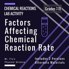Labs Investigating Chemical Reaction Rates Hs Ps1 5 Reaction Rate Chemical Reactions Physical Science