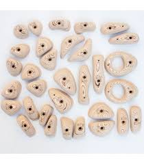 Moon Wood Holds Set A Climbing Wall Home Climbing Wall Indoor Climbing Wall