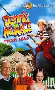 After a failed attempt to find the perfect birthday present for mr wilson, the mischievous little terror, dennis, tries to save him from a pair of swindlers and their bogus youth remedies. Dennis The Menace Strikes Again Video 1998 Imdb