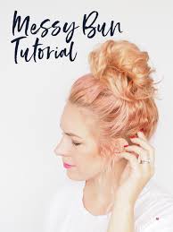 Then, twist and wrap the ends around the base of your pony, securing it with bobby pins. My Easy Messy Bun Tutorial Hair Romance