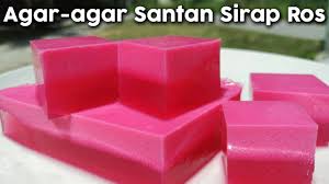 Cara buat agar agar milo simple ini mudah dibuat dengan sukatan cawan anti gagal. Agar Agar Santan Sirap Ros Youtube