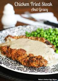 Smothered chicken fried steak recipe. Chicken Fried Steak And Gravy Melissassouthernstylekitchen Com Chicken Fried Steak Meat Recipes Fried Steak Recipes