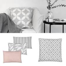 2x 50x50 cm 1x 75x60x5cm material: Kissenhulle Alex Hellgrau Kariert Landhausstil Kissen Skandinavisch 40x40 50x50 60x60