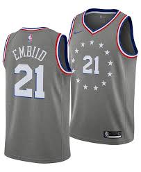 Buy 2018 19 nba philadelphia 76ers 25 simmons basketball jerseys. Nike Joel Embiid Philadelphia 76ers City Edition Swingman Jersey 2018 Big Boys 8 20 Reviews All Kids Sports Fan Shop Macy S