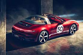 1950年代のデザインを最新版へ ポルシェ911タルガ ヘリテージ エディション 992型タルガ4sベース autocar japan ポルシェ ポルシェデザイン 1950 年代