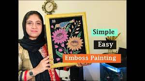 These emboss paint fabric are iso, ce, sgs certified, and can be customized according to your requirements. Embossed Painting On Cloth Easy Emboss Painting Youtube