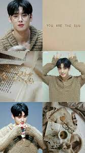 Eunwoo Chaeunwoo Leedongmin Collage Astro Kpop Foto Lucu Gambar Aktor