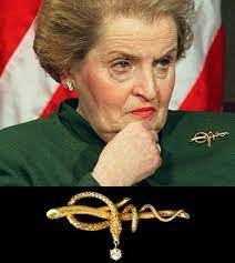 Then i stumbled across read my pins by madeleine albright, the first female secretary of state from 1997 to 2001. Jewelry That Speaks Volumes Madeleine Albright The Practical Gemologist